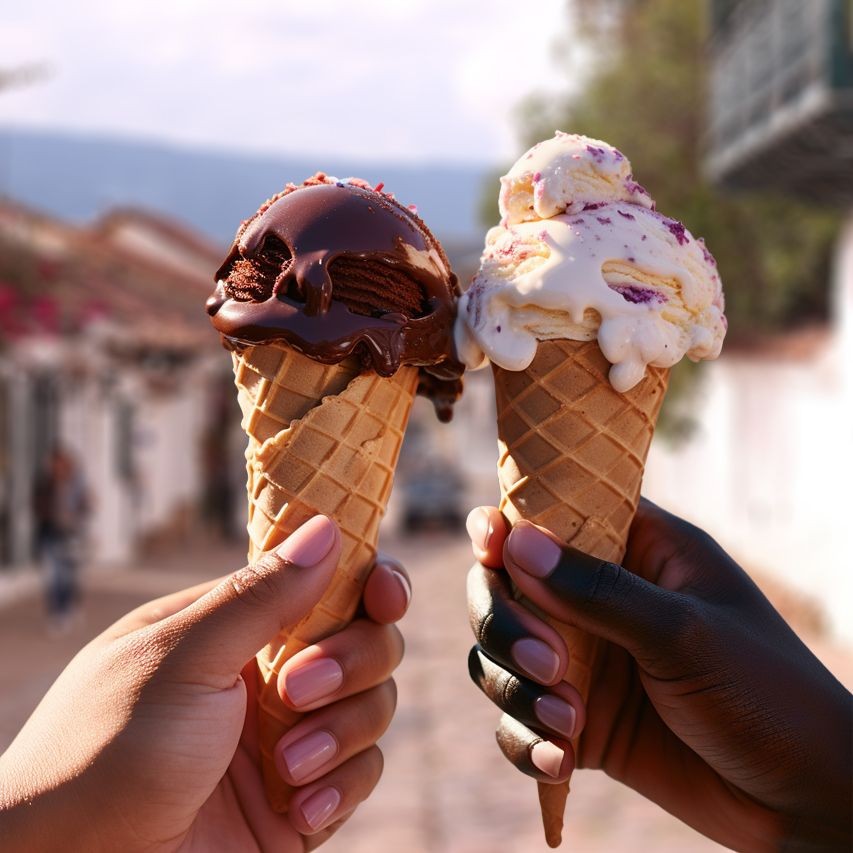 AI Images for small business: Ice cream